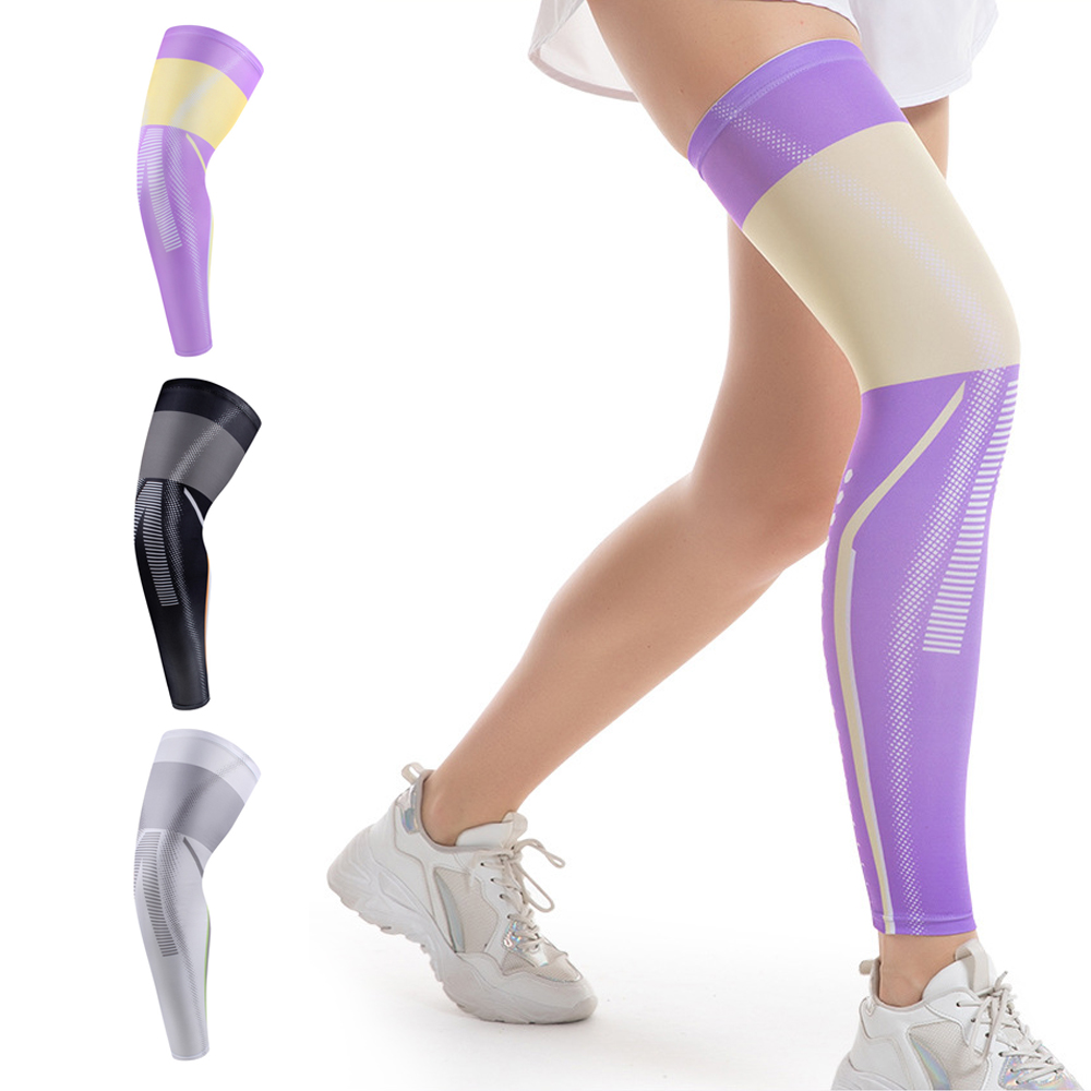 Compression Calf Sleeve - 1pc Full Leg Compression Sleeves, Unisex,