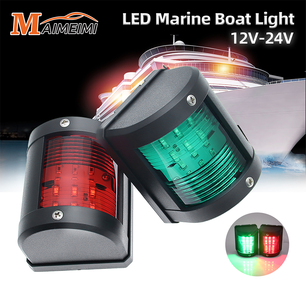 Running Gear Boat - 1/2pcs LED Navigation Signal Light IP66
