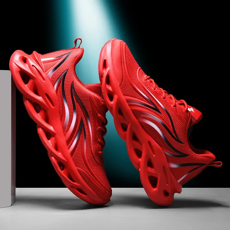 Running Gear Shoes - Fashion Running Shoes Men Flame Printed