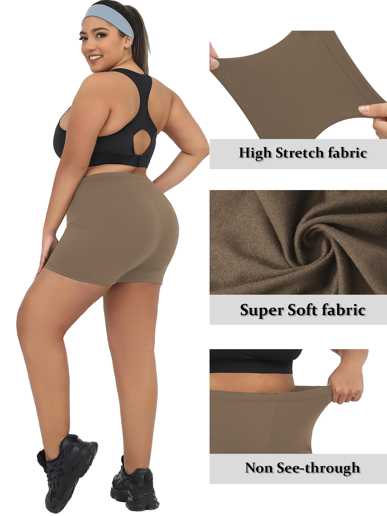 Plus Size Women's High Elastic - огляд і ціна Running Gear Women