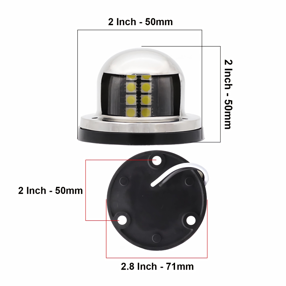 1 Set 12V LED Boat Lights Mari - огляд і ціна Running Gear Boat