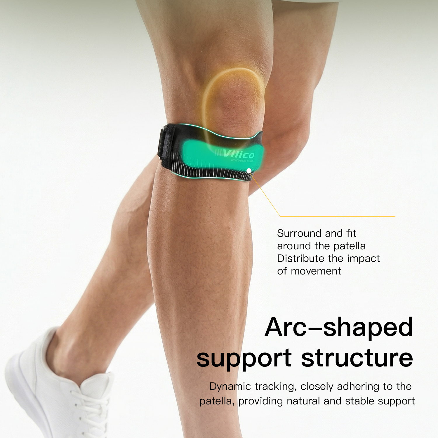 1PC Copper Knee Brace for Arth - огляд і ціна Compression Calf Sleeve