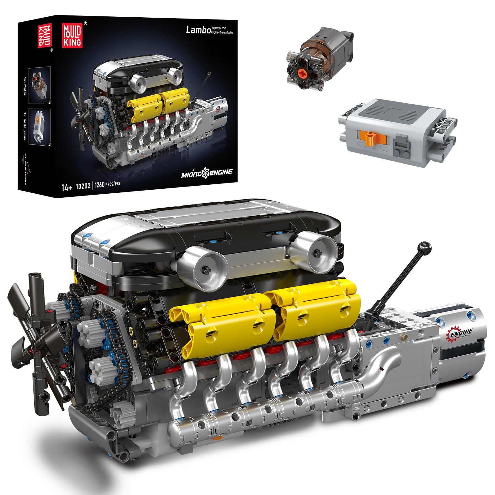 V12 Engine Model kit That Runs - огляд і ціна Running Gear Engine