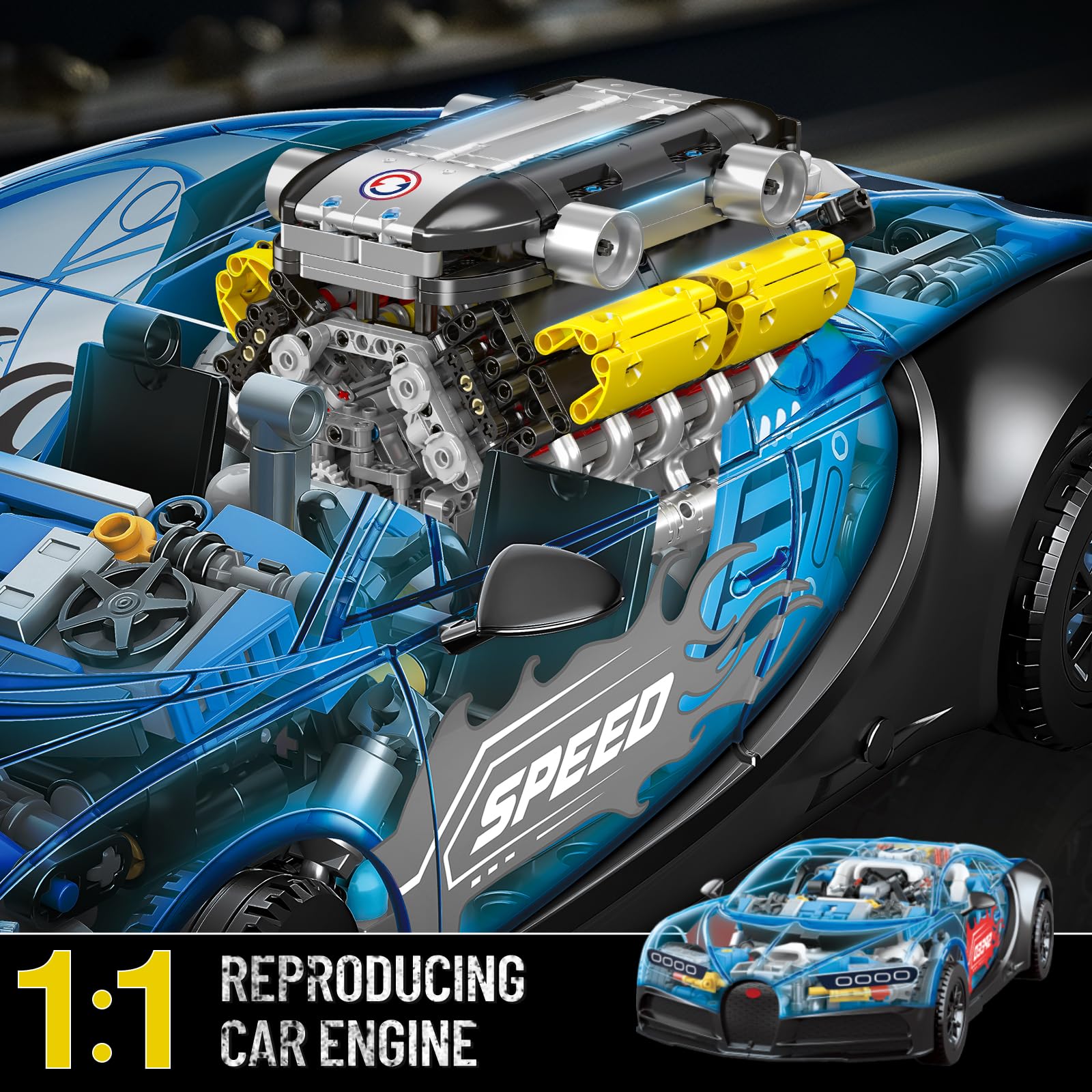 V12 Engine Model kit That Runs - огляд і ціна Running Gear Engine