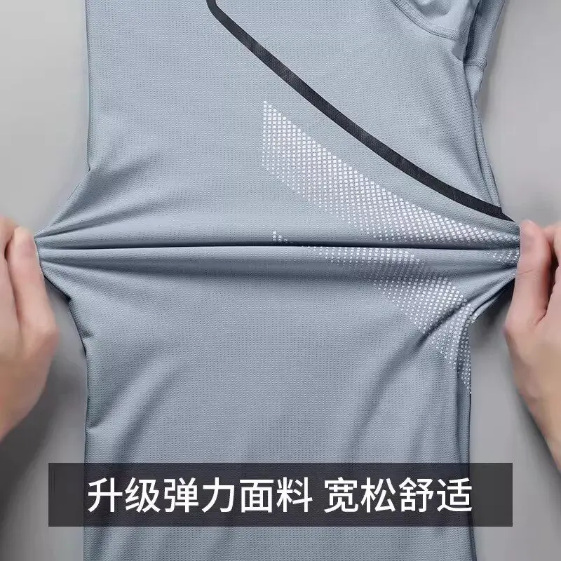Men's Summer Sports Set Ice Si - огляд і ціна Running Gear Women