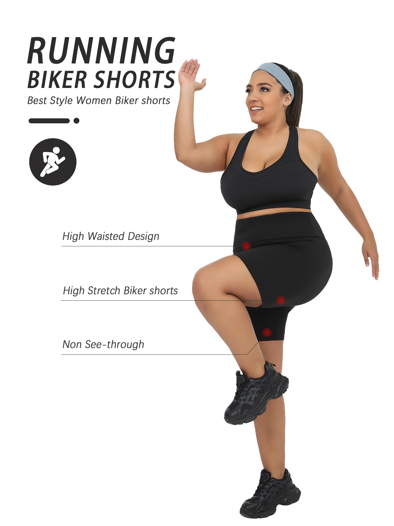 Plus Size Women's High Waisted - огляд і ціна Running Gear Women