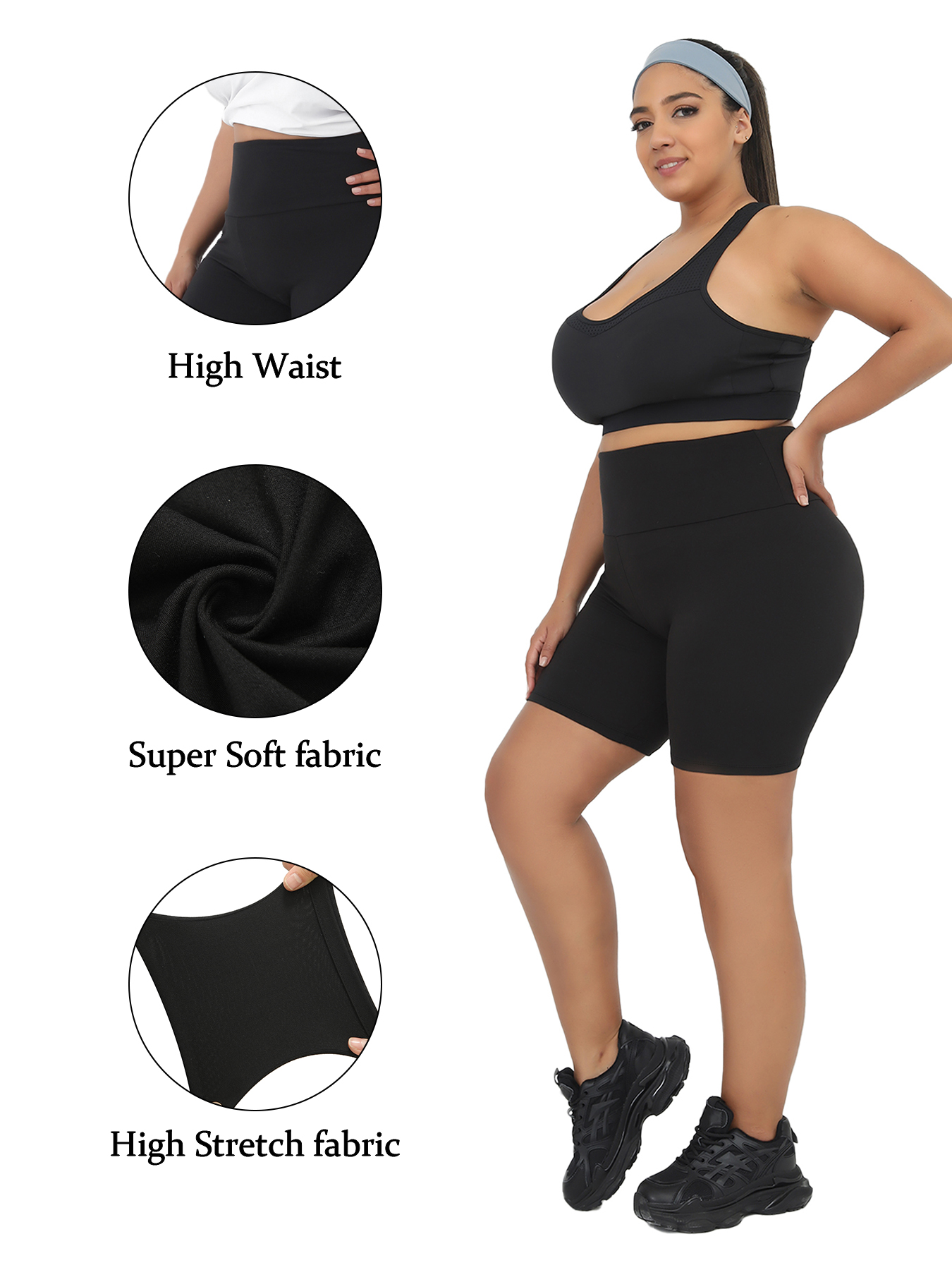 Plus Size Women's High Waisted - огляд і ціна Running Gear Women