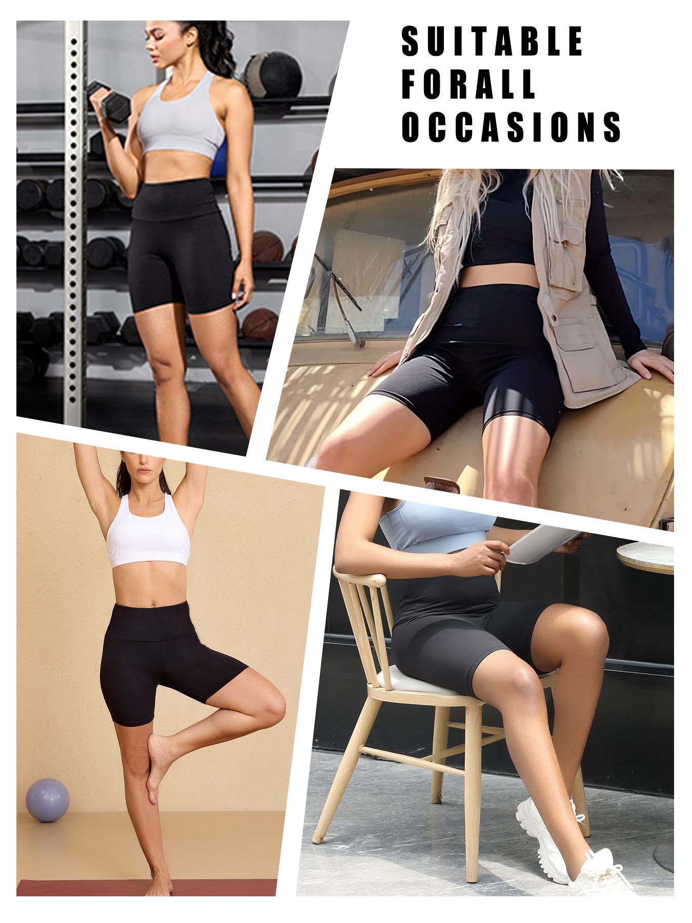 Plus Size Biker shorts for Wom - огляд і ціна Running Gear Women