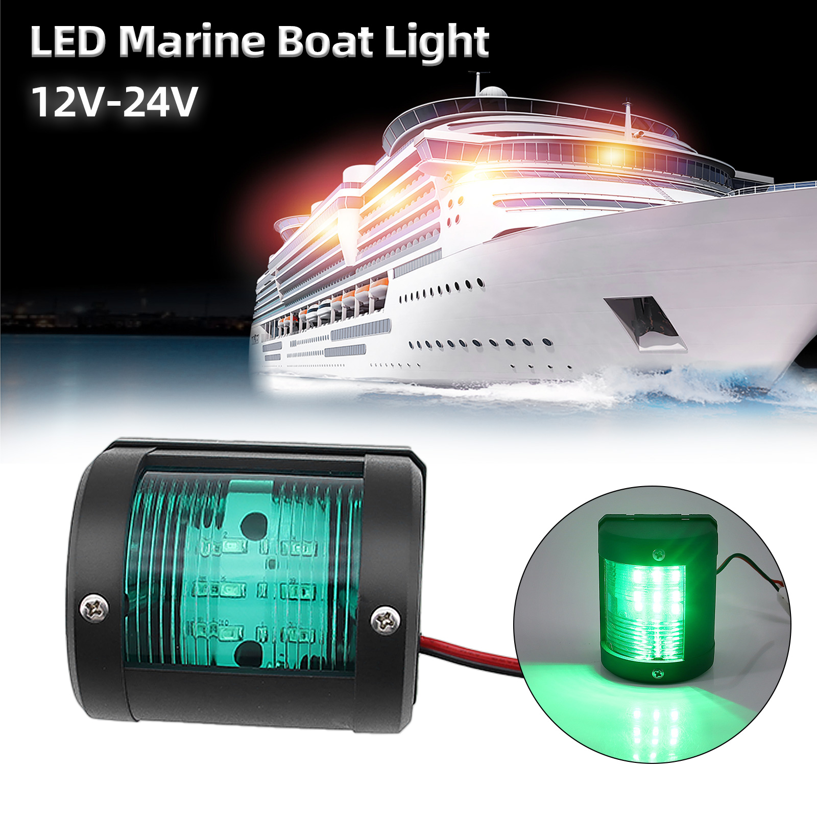1/2pcs LED Navigation Signal L - огляд і ціна Running Gear Boat