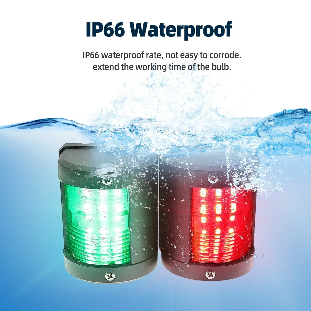 1/2pcs LED Navigation Signal L - огляд і ціна Running Gear Boat