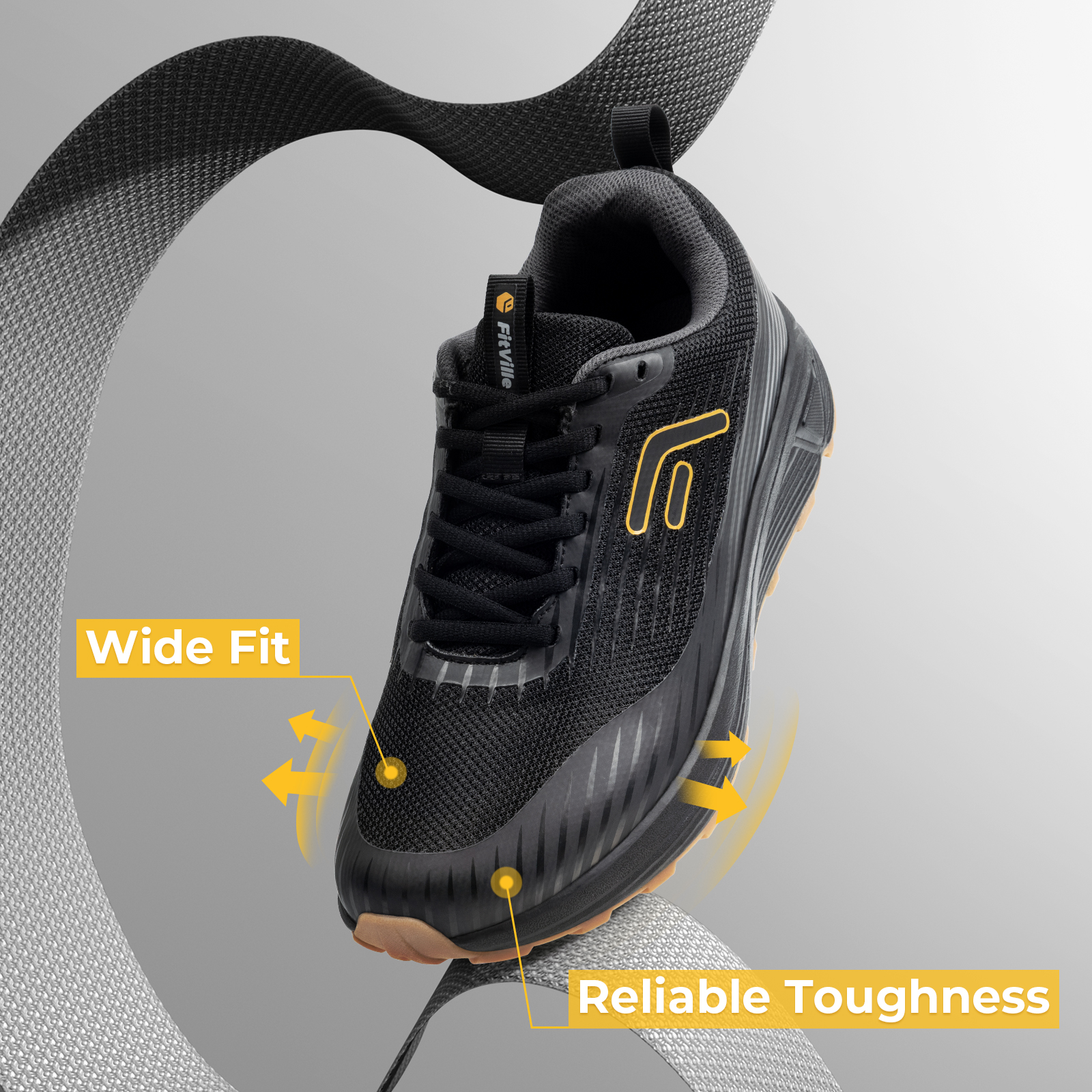 Fittington Men’s Sports Shoes  - огляд і ціна Running Gear Shoes