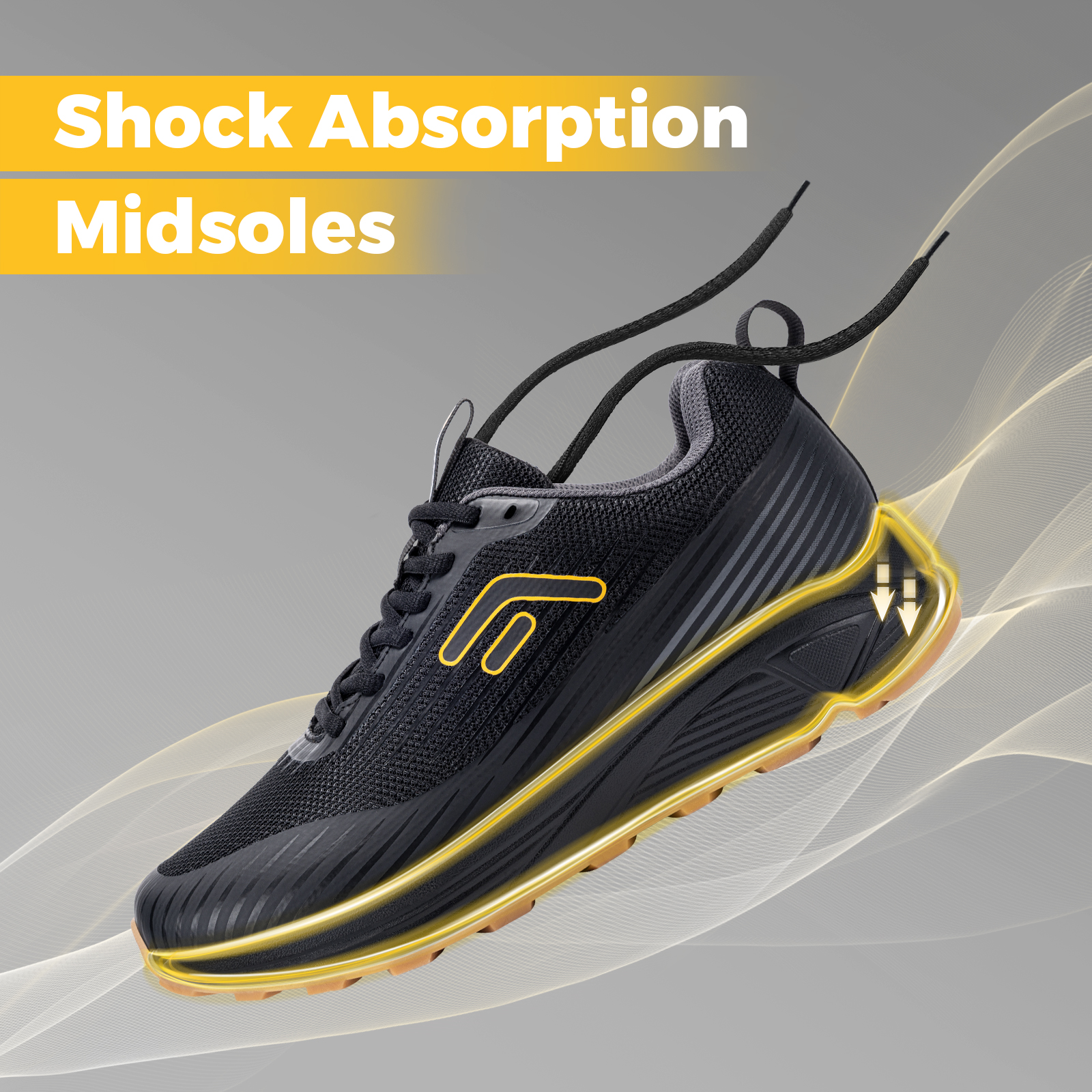 Fittington Men’s Sports Shoes  - огляд і ціна Running Gear Shoes