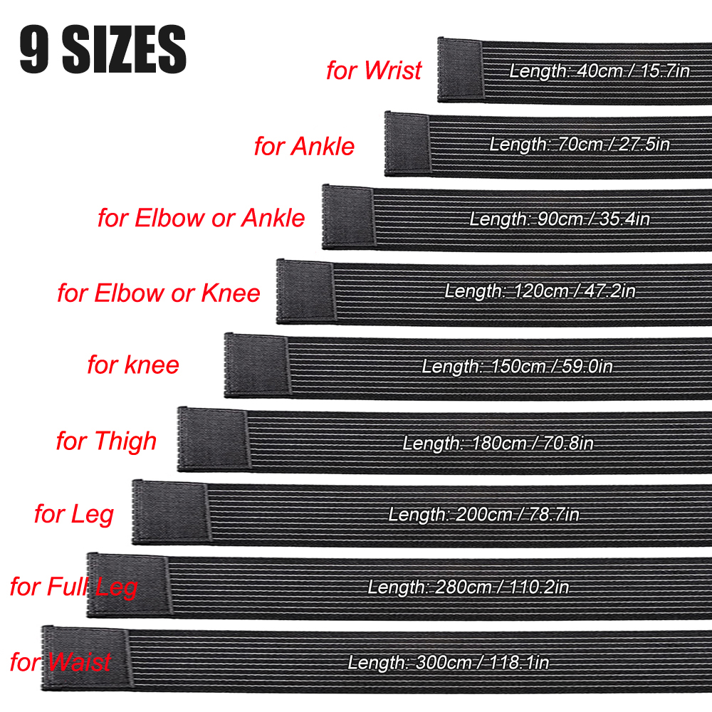 1PCS 40-300cm Compression Band - огляд і ціна Compression Calf Sleeve