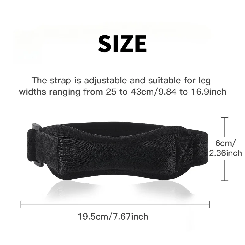 1PCS  Knee Patellar Tendon Kne - огляд і ціна Compression Calf Sleeve