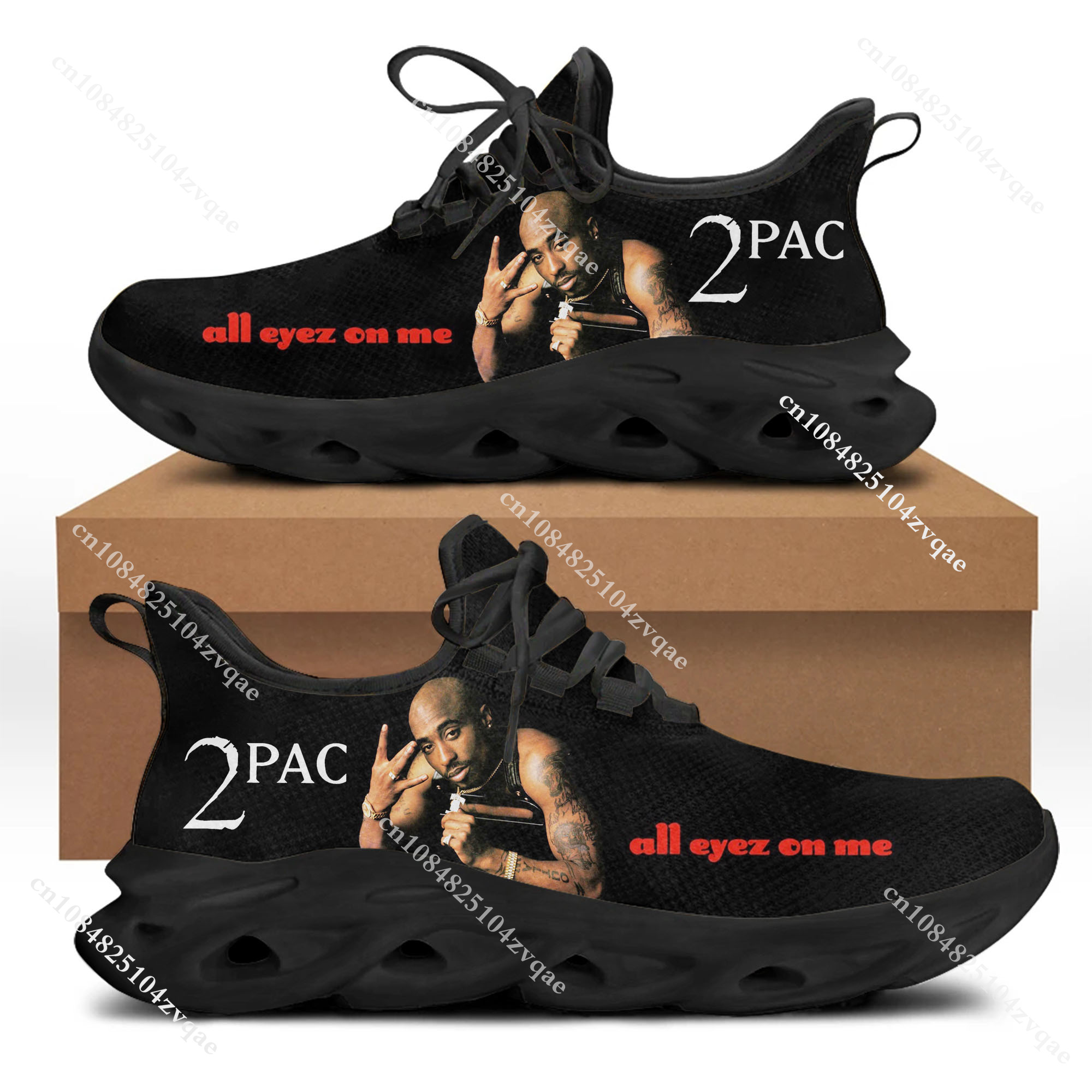 Tupac Rapper 2Pac Flats Sneake - огляд і ціна Running Gear Shoes
