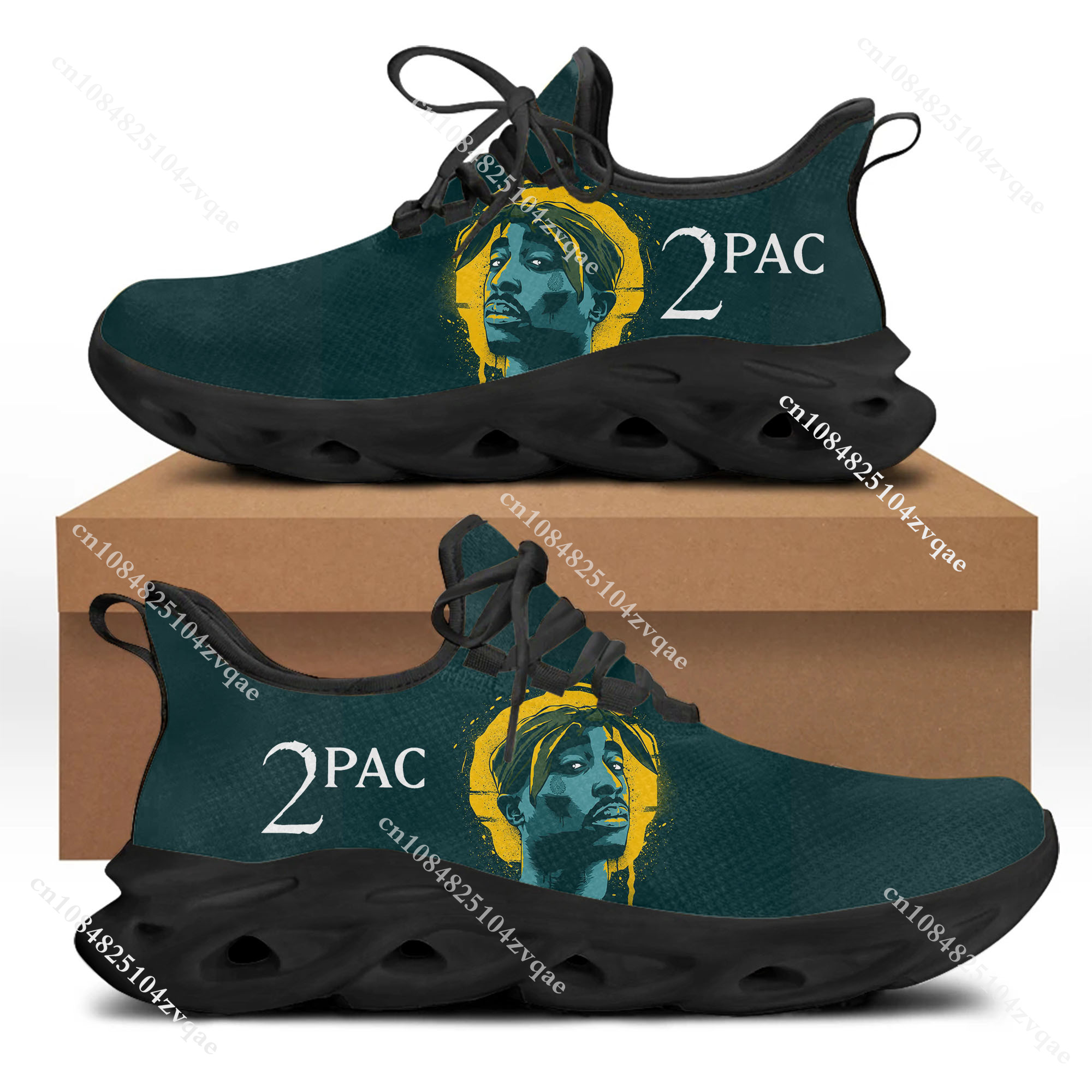 Tupac Rapper 2Pac Flats Sneake - огляд і ціна Running Gear Shoes