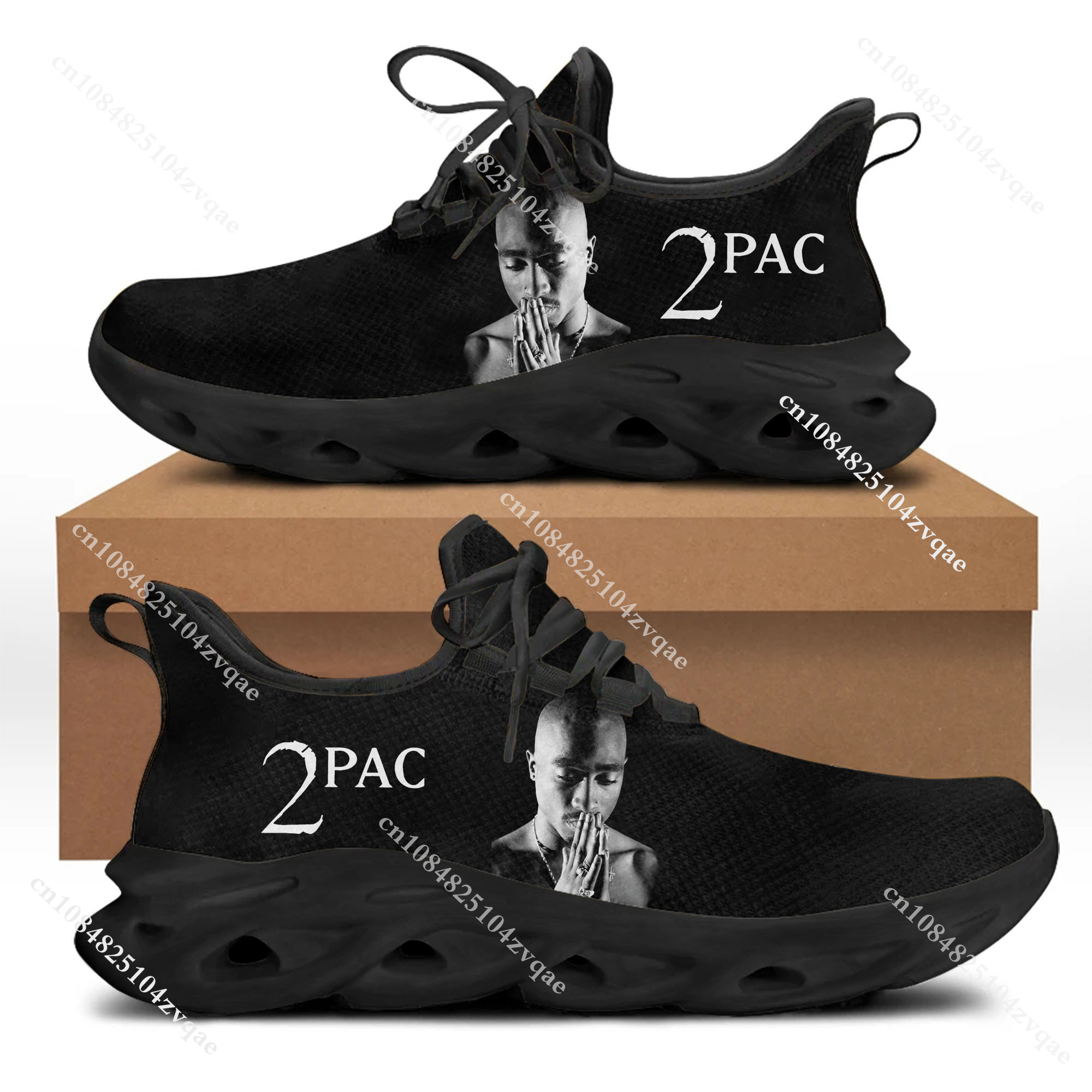 Tupac Rapper 2Pac Flats Sneake - огляд і ціна Running Gear Shoes
