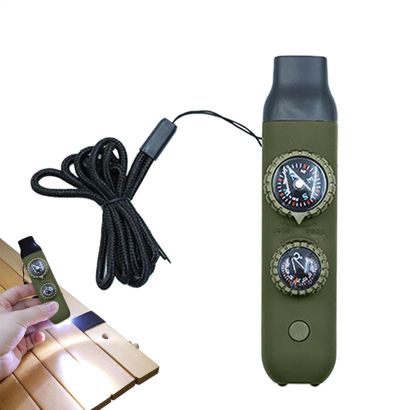 7-in-1 Survival Whistle with L - огляд і ціна Running Gear Boat