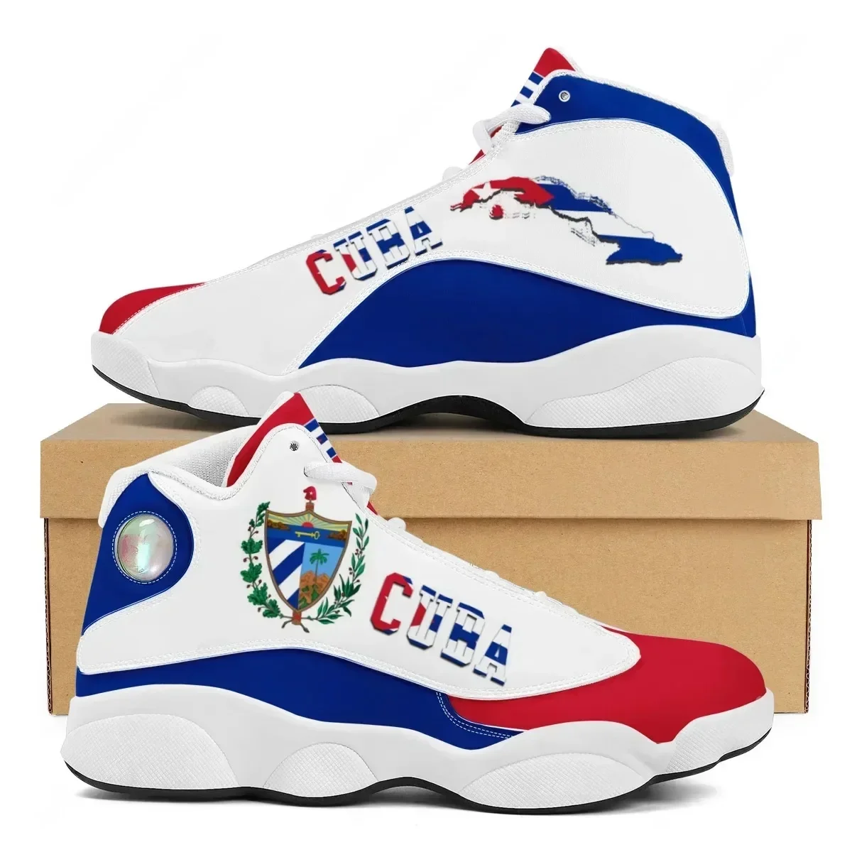 CUBA Flag Print Cool Men Baske - огляд і ціна Running Gear Shoes